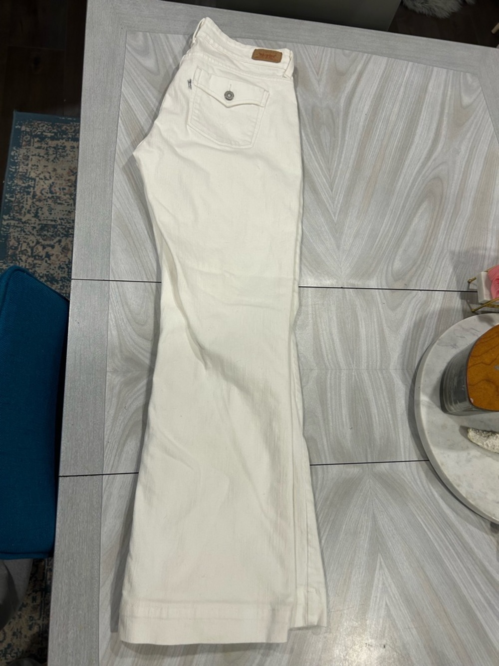Levi’s 529 curvy Women's White Bootcut Jeans - Picture 2 of 6